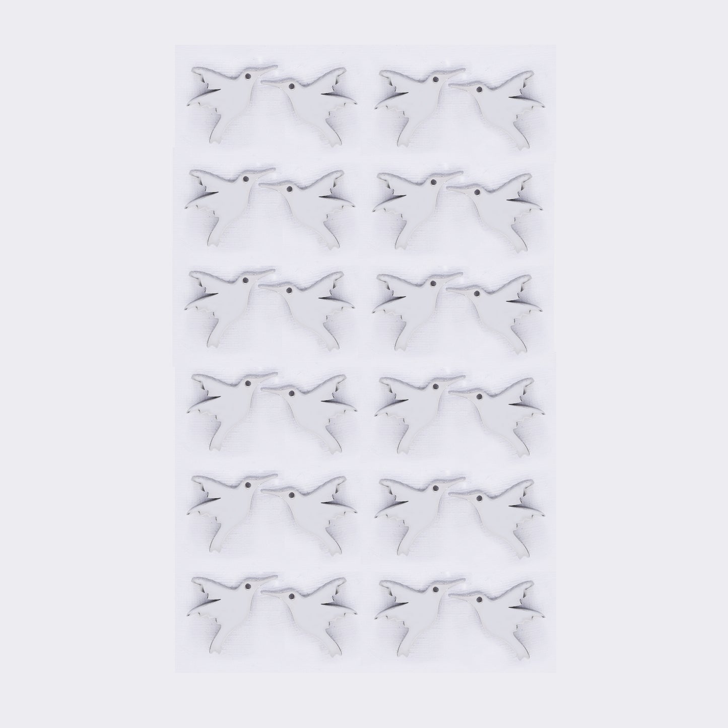 Stainless steel 12 pack bird studs - SSYPK5402