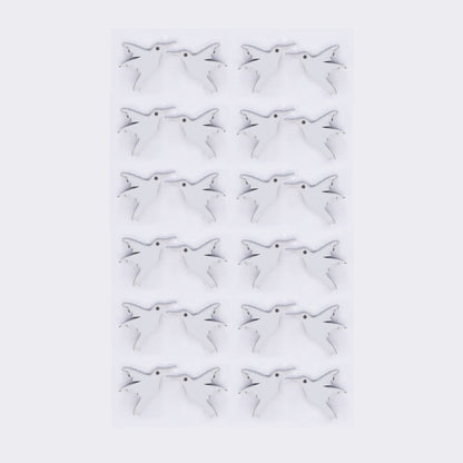 Stainless steel 12 pack bird studs - SSYPK5402