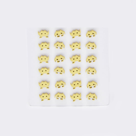Stainless steel 12 pack crab studs - SSYPK5407