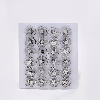 Stainless steel 12 pack daisy studs - SSYPK5413