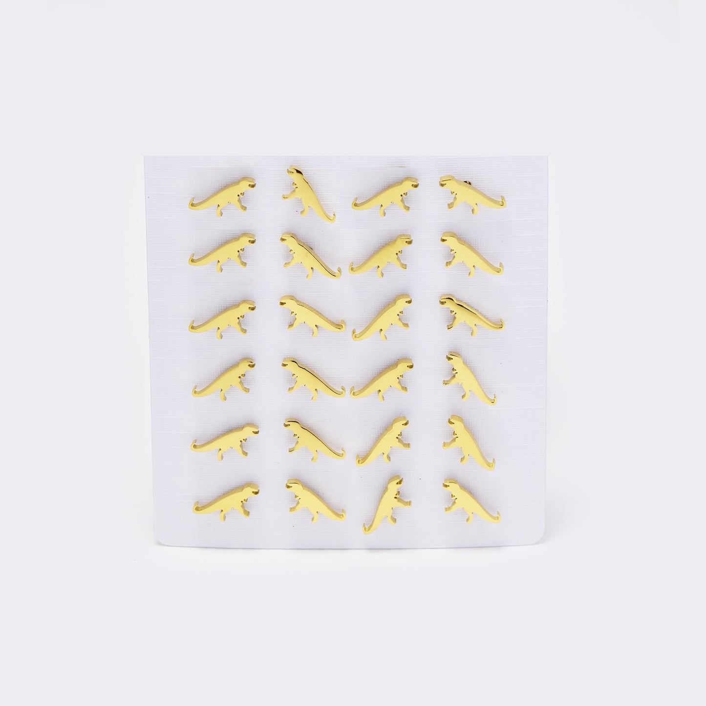 Stainless steel 12 pack dinosaur studs - SSYPK5421