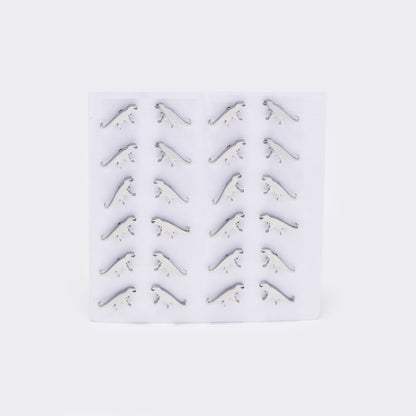 Stainless steel 12 pack dinosaur studs - SSYPK5421