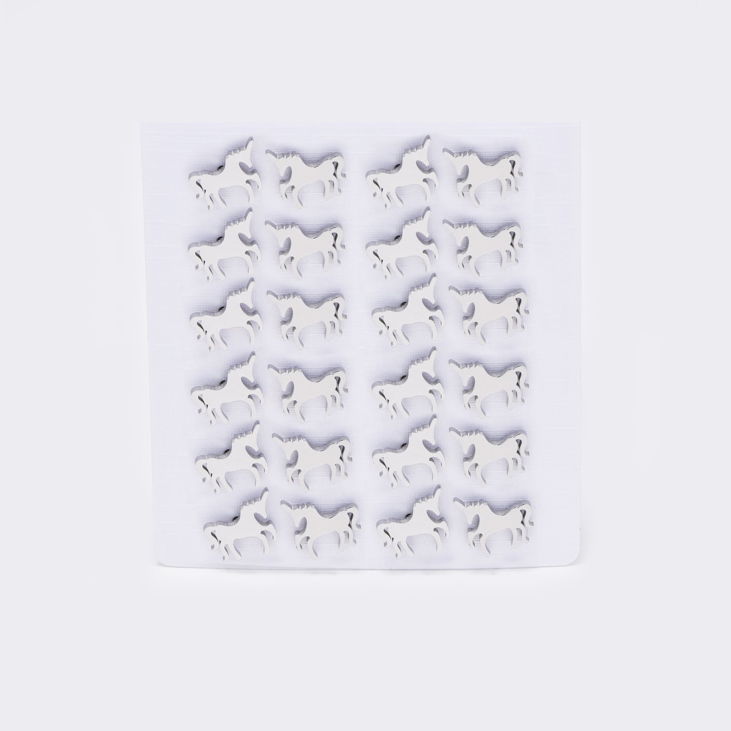 Stainless steel 12 pack unicorn studs - SSYPK5424