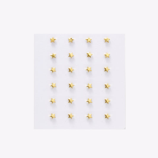 SSYPK6564 - St Steel 12 pack 4mm star studs