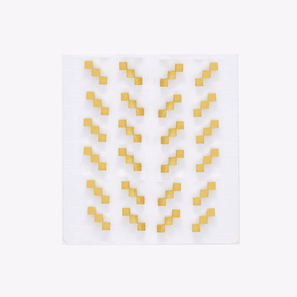 SSYPK6567 - St Steel 12 pack 11mm x 3.5mm geometric bar studs