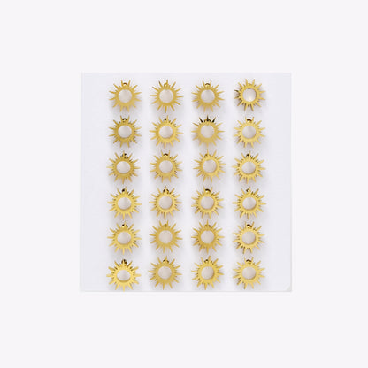 SSYPK6570 - St Steel 12 pack 10mm cutout sun studs