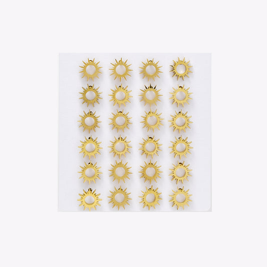 SSYPK6570 - St Steel 12 pack 10mm cutout sun studs