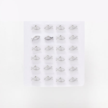 SSYPK6573 - St Steel 12 pack 9mm x 3.5mm fish studs