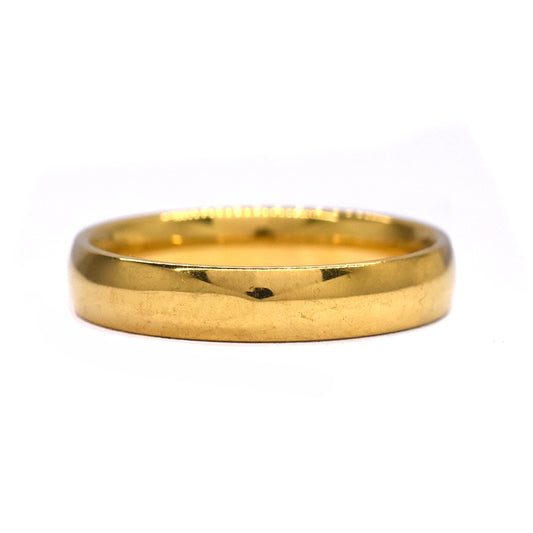 Stainless steel plain 4mm band ring - SSYR2221