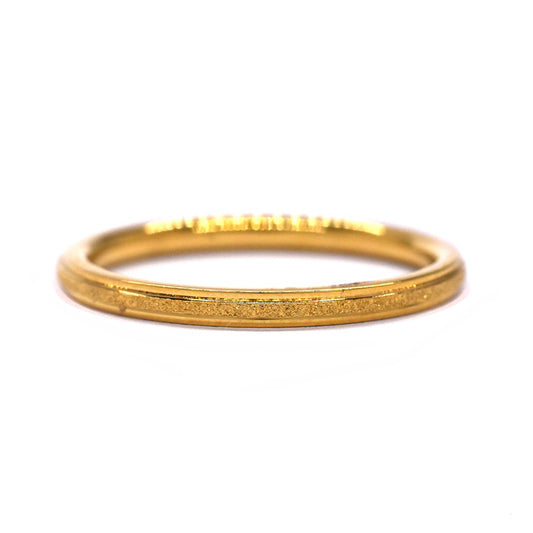 Stainless steel thin iced ring - SSYR2266