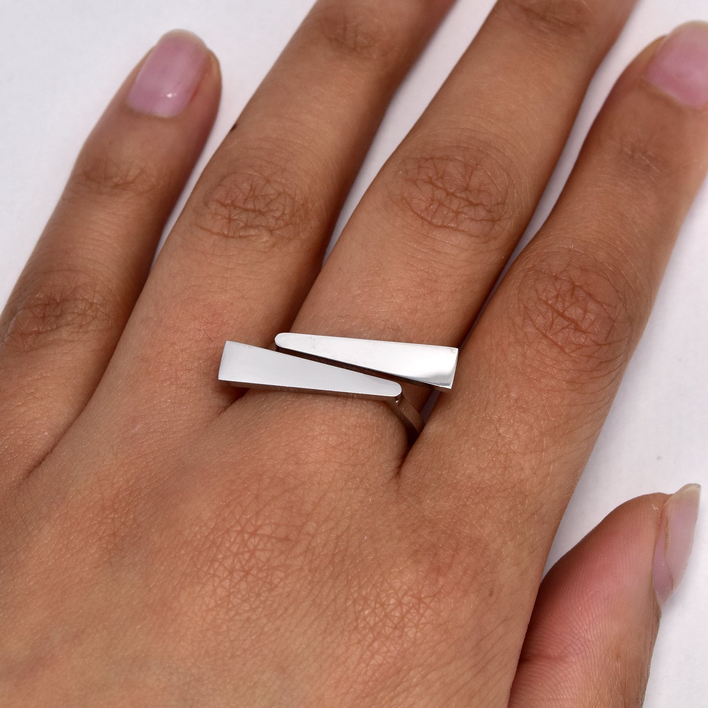 Flat top stainless steel ring - SSYR5640