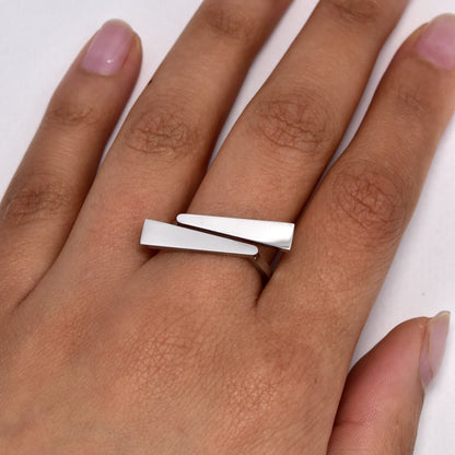 Flat top stainless steel ring - SSYR5640