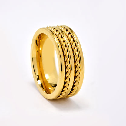 Steel rope wide band and rope ring - SSYR5645