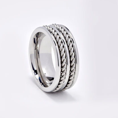 Steel rope wide band and rope ring - SSYR5645