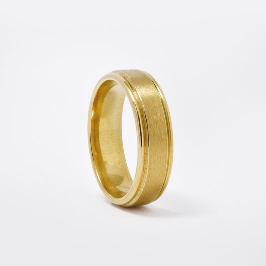 SSYR5905 - Steel 6mm brushed ring