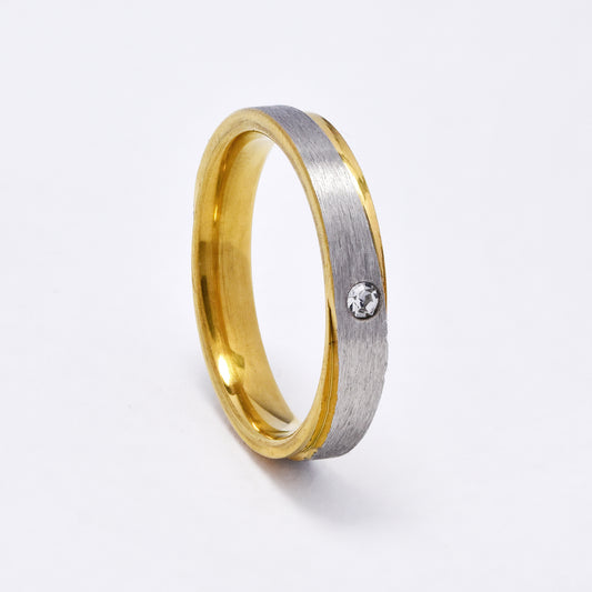 SSYR6103 - St Steel band with CZ