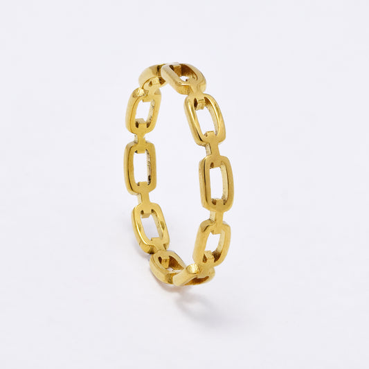 SSYR6108 - St Steel oval link ring