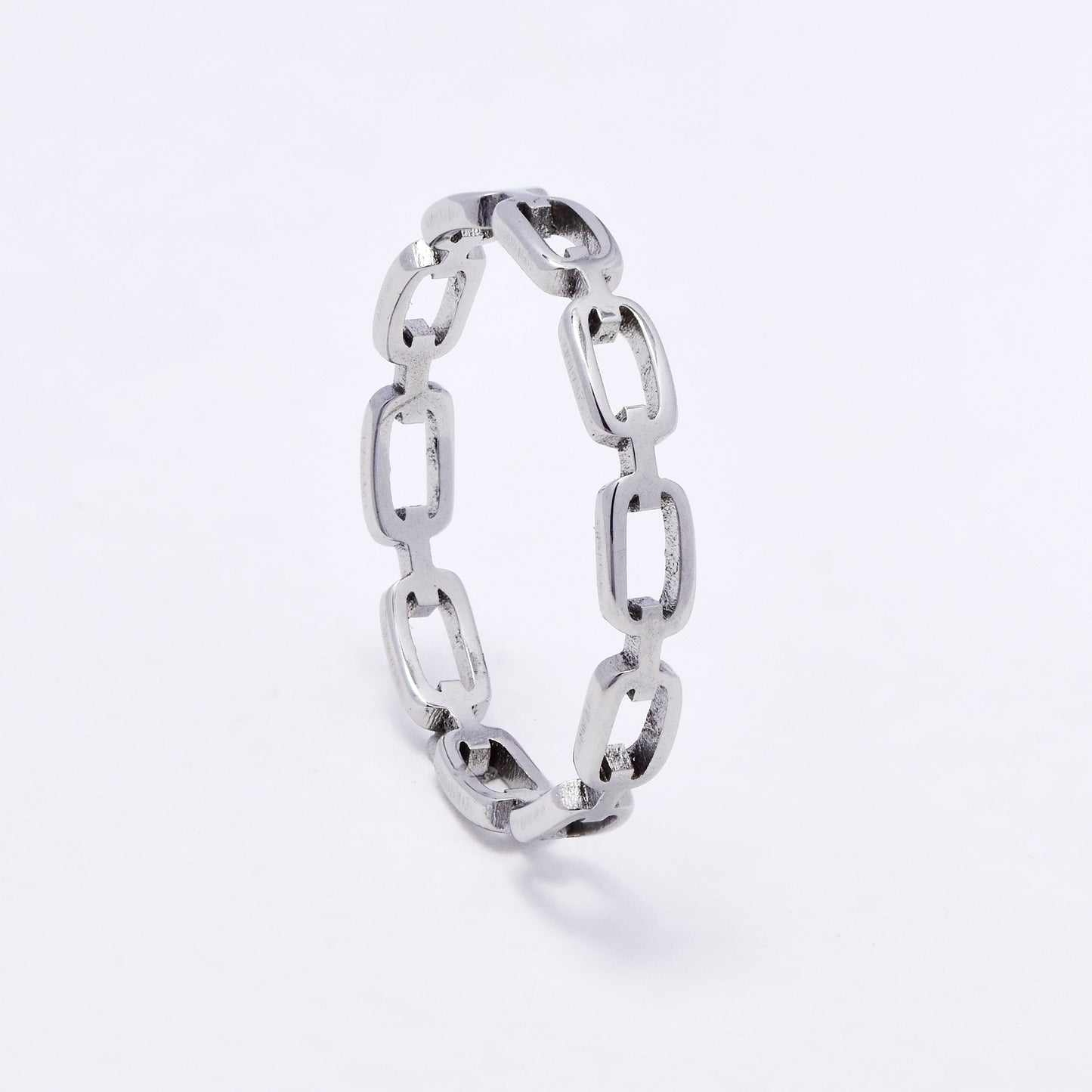 SSYR6108 - St Steel oval link ring
