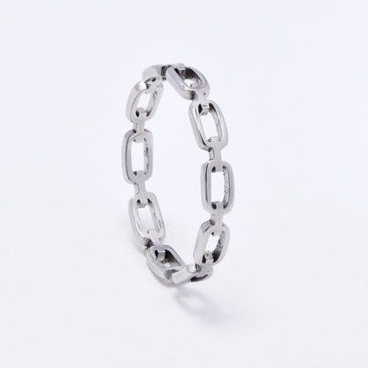 SSYR6108 - St Steel oval link ring