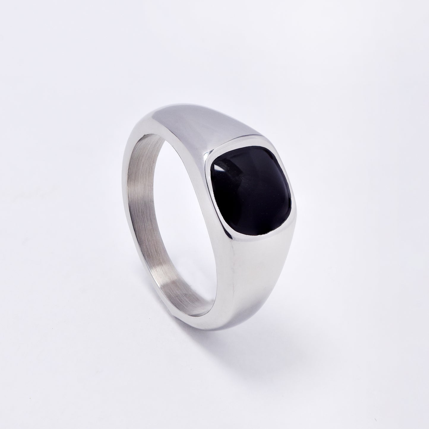 SSYR6786 - Steel signet ring