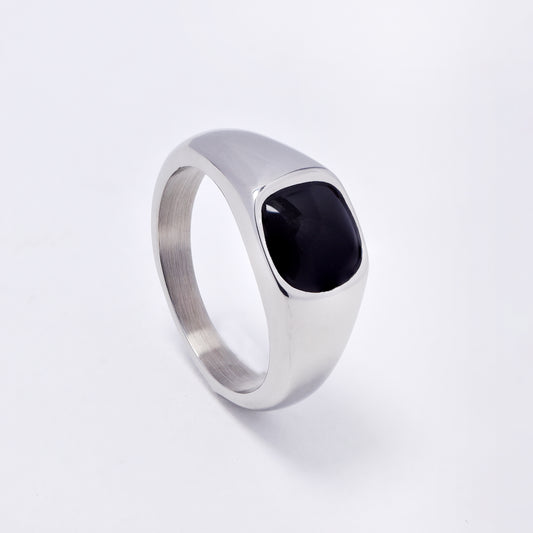SSYR6786 - Steel signet ring