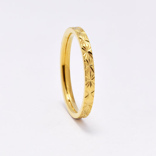 SSYR6871 - Steel 2.5mm starburst ring