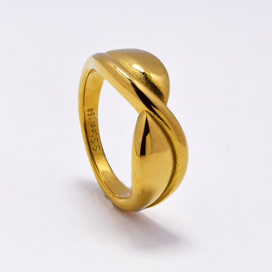 SSYR7025 - Steel 8mm cross-over ring