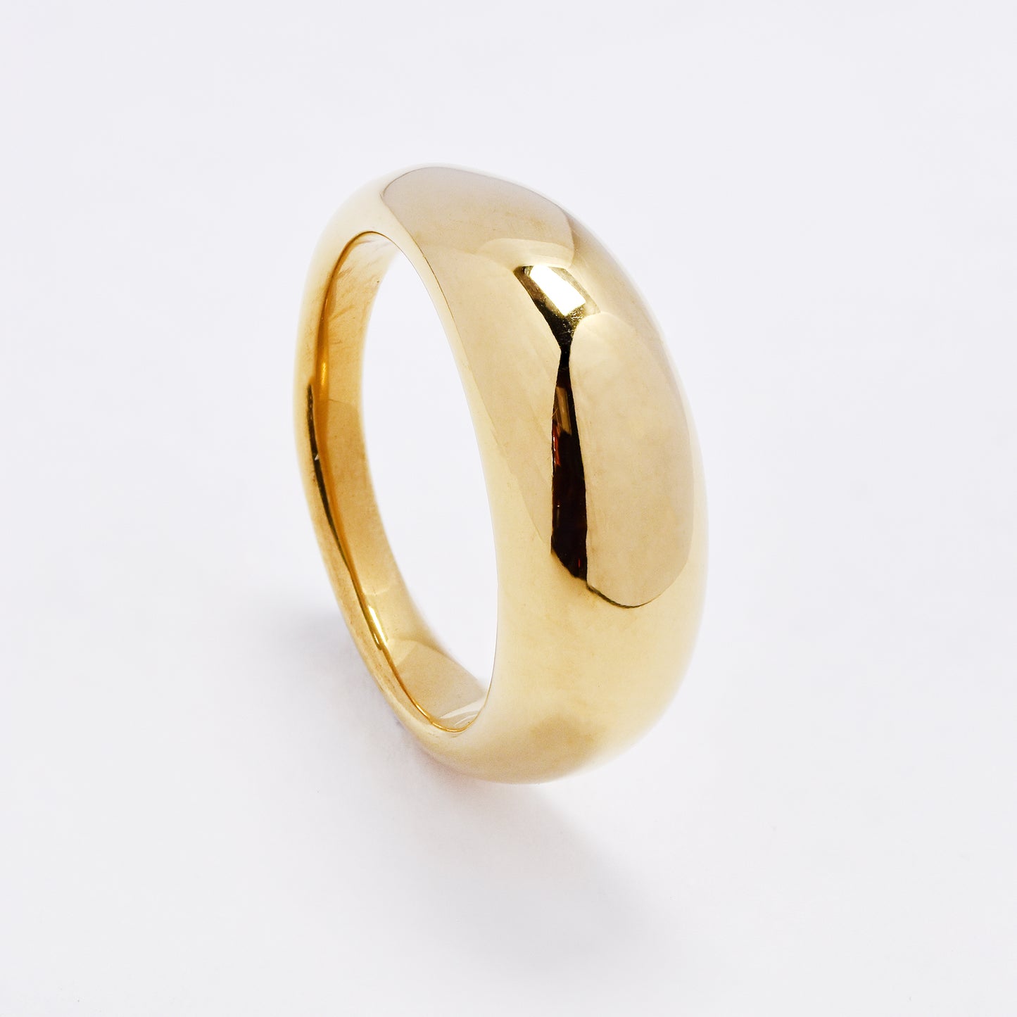 SSYR7026 - Steel 7.5mm width dome ring