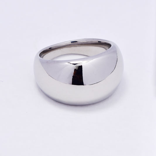 SSYR7071 - Steel 14mm dome ring