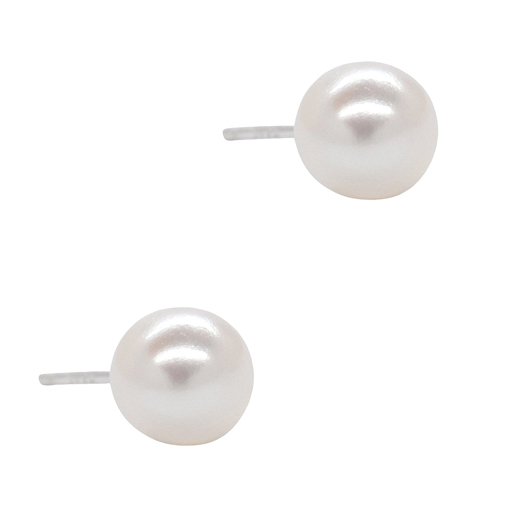 925 Silver freshwater pearl 4mm stud - SYE3112