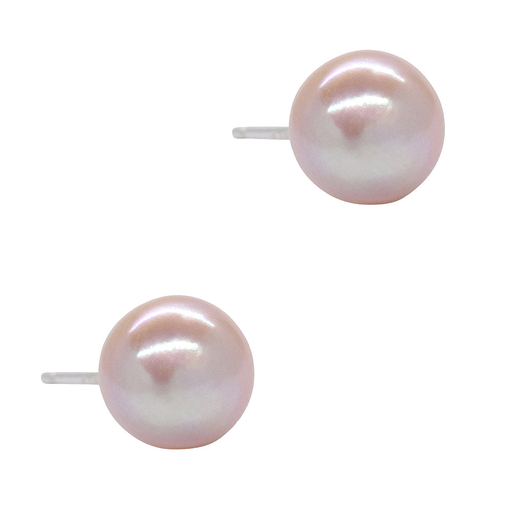 925 Silver freshwater pearl 7mm stud - SYE3113