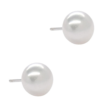 925 Silver freshwater pearl 7mm stud