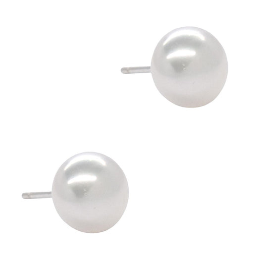 925 Silver freshwater pearl 7mm stud - SYE3113