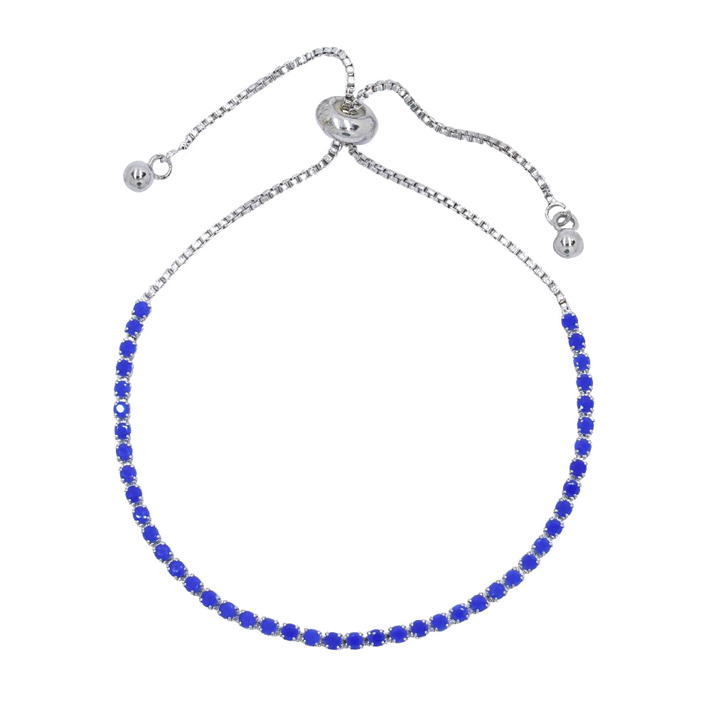 VB6069 - Premium brass adjustable CZ tennis CZ bracelet