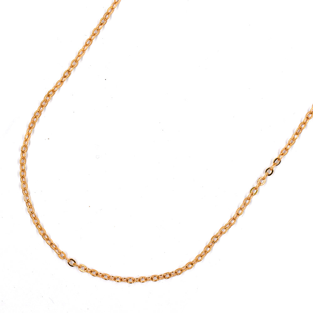 Premium 45cm gold plated big link anchor chain