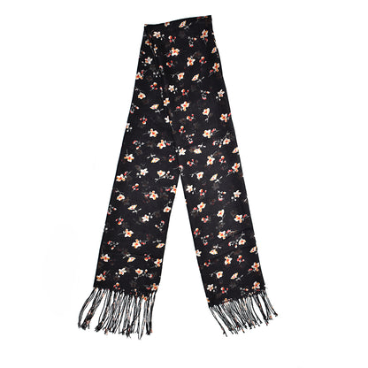 Tassel scarf with daisy blossoms - VS6567