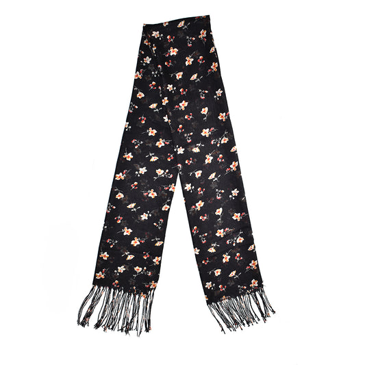 Tassel scarf with daisy blossoms - VS6567