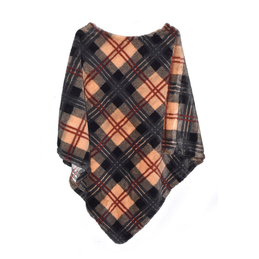 VS6645 - Classic plaid poncho