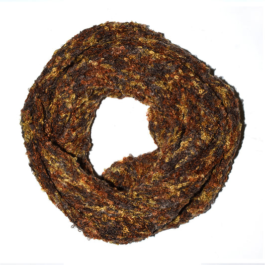 VS8517 - Mixed colour boucle snood - Brown