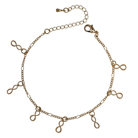 Fashion infinity charm anklet