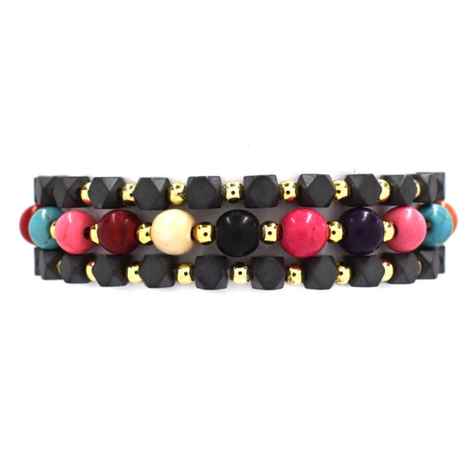 Fashion stretch beaded bracelet set - YB035