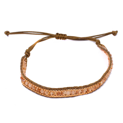 Fashion rope chain detail adjustable bracelet - YB1288