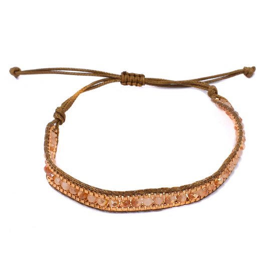 Fashion rope chain detail adjustable bracelet - YB1288