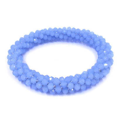 Fashion faceted cluster stone bracelet - YB1301