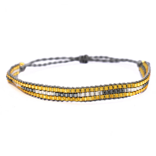 Fashion beaded adjustable bracelet - YB2504