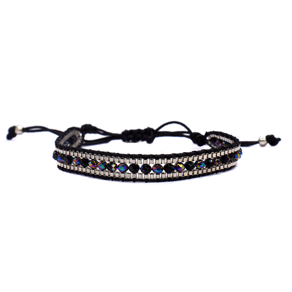 Fashion beaded cotton adjustable bracelet - YB2505
