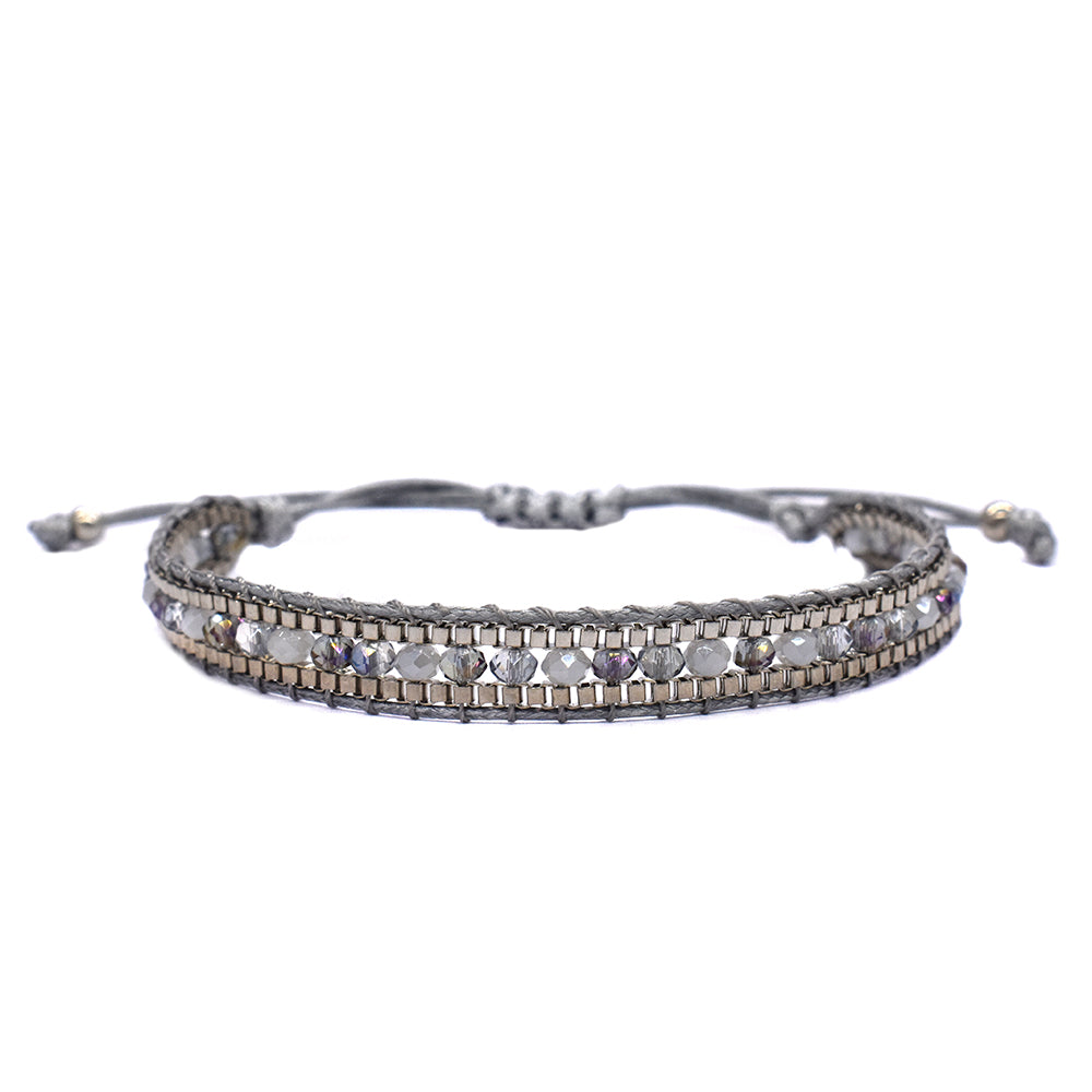 Fashion beaded cotton adjustable bracelet - YB2505