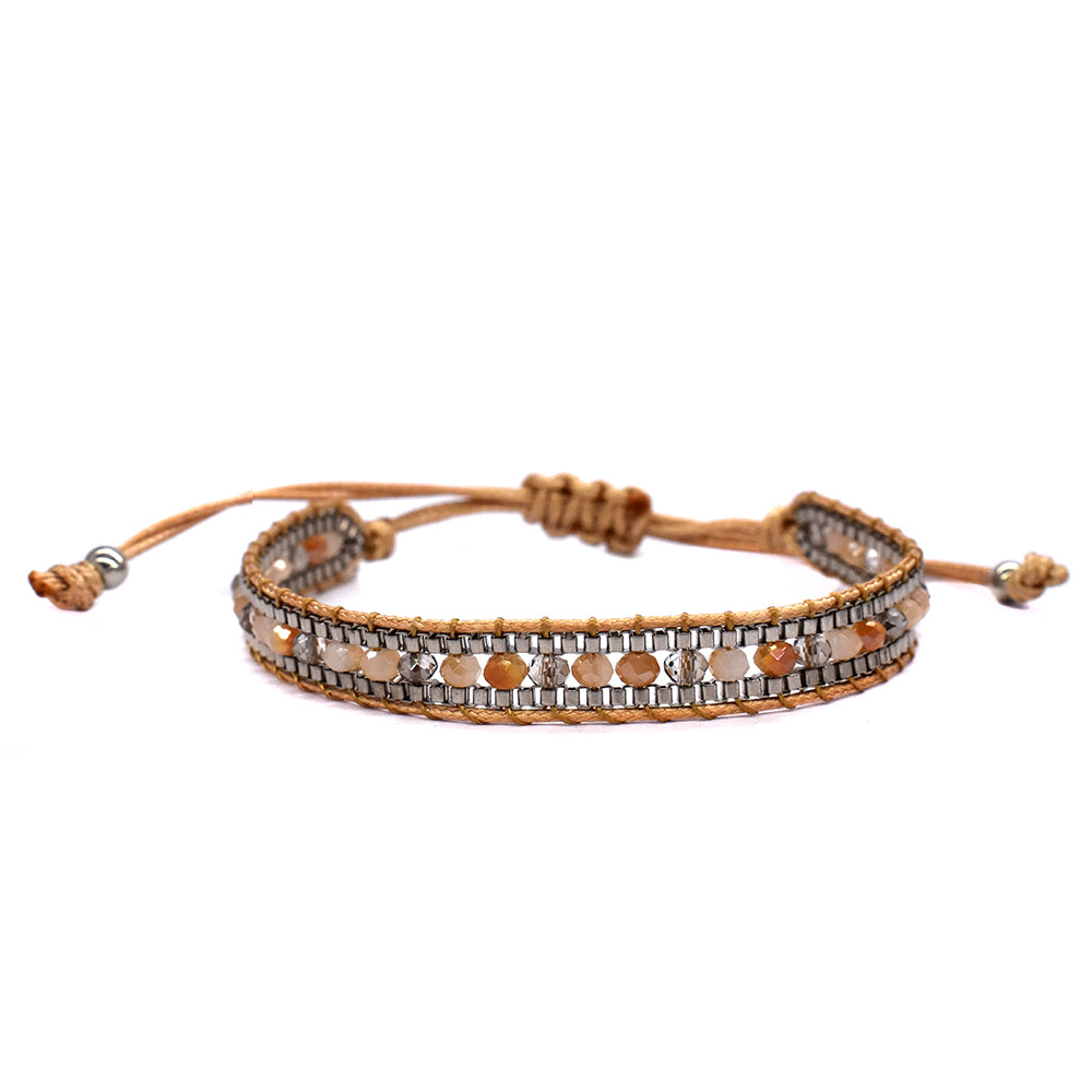 Fashion beaded cotton adjustable bracelet - YB2505