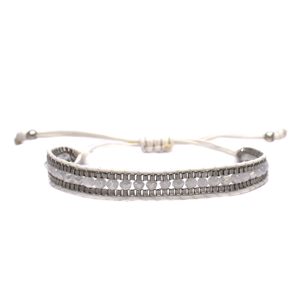 Fashion beaded cotton adjustable bracelet - YB2505
