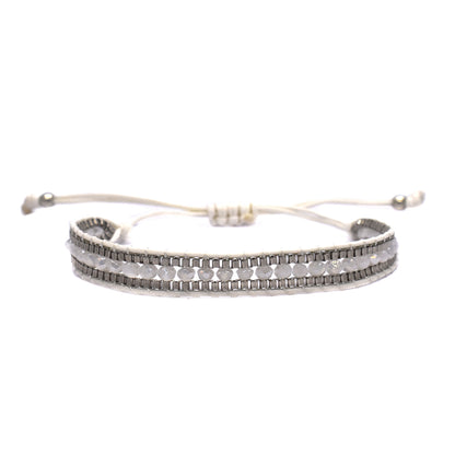 Fashion beaded cotton adjustable bracelet - YB2505